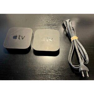 lot of 2 Apple TV 3rd Gen 8GB HD Media Streamer A1469 A1427 only no remote